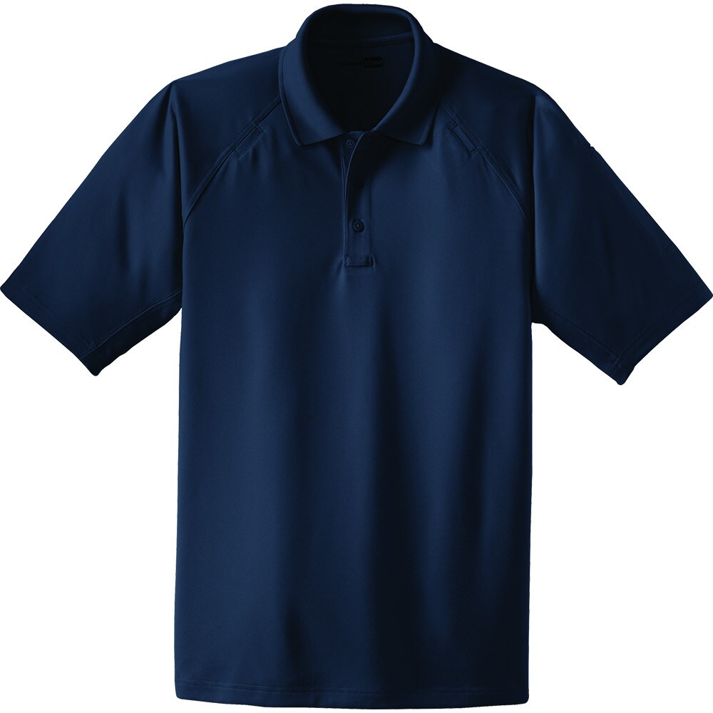 ■ ■ South Blue Black Logo Open Collar Polo Shor Custom Fitted Pearl Knit Open Collar Polo Deep Blue | Son of